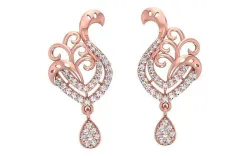 Women Drop  Earrings 3dm STL OBJ FBX Renders Details 3D print model