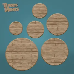 Wooden Planks - Free Miniature Bases