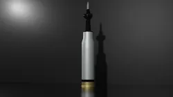 120mm Sabot Round Low-poly 3D model