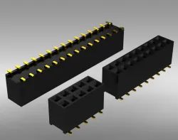 2.54 double row female SMD pin header