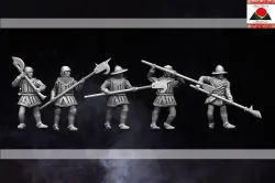 28mm Medieval Halberdier and Polearm infantry 3D print model