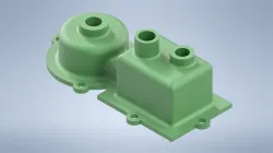 3D CAD Designing of Plastic Shell Cover from Supplied 2D Drawing