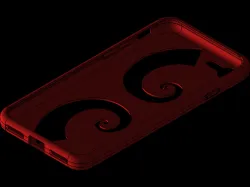 3D Printed iPhone 7 Case (Fibonacci Spiral)