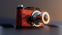 3d vintage camera 3D model
