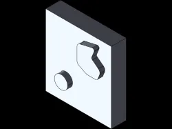 6. Roughing- complex shape, positive (PTC Creo 6.0, Manufacturing)