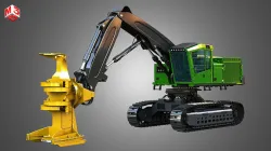 959MH Tracked Feller Buncher 3D model