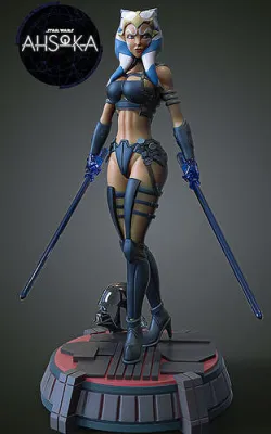 ahsoka - star wars 3D print model