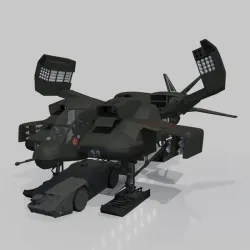 Aliens UD-4 Utility Cheyenne Dropship & M577 Armored Personnel Carrier