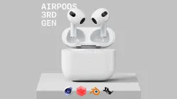 Apple AirPods - 3rd Generation - HQ 3D Model 3D model