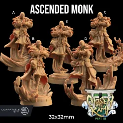 Ascended Monk | PRESUPPORTED | Chosen of the Kami Pt. III