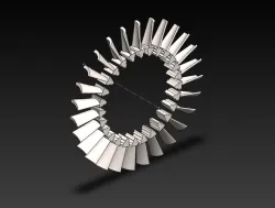 Axial compressor blades