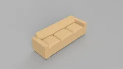 Bevel Sofa 3D print model