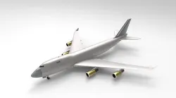 Boeing 747-400F 3D model
