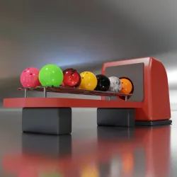 BOWLING BALL STAND