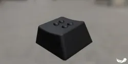 braille letter g - Cherry MX Keycap