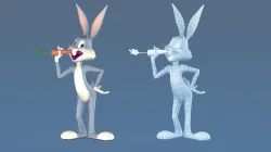 BUGS BUNNY LOONEY TOON 3D model