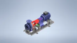 Centrifugal Pump Render Image