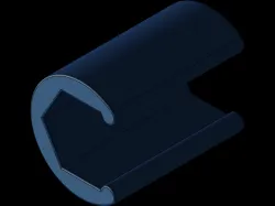 Clip-on Hex Spacers