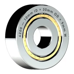 COMPLETE METRIC 6200 SERIES, OPEN BEARING LIBRARY — SolidWorks and Step Models