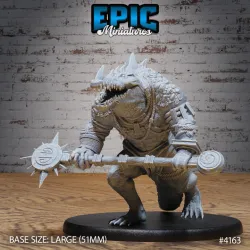 Crocodile Champion / Croc Warrior / Southern Alligator Fighter / Wild Animal Humanoid Tribe / Evil Reptile Predator / Swamp Encounter