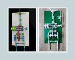 Crops planting and cutting machine(3d printing workable)