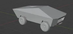 Cyber Truck Whistle with Wheels