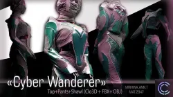 Cyber Wanderer 3D model