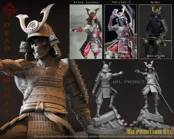 Dead Samurai 3D print model