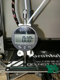 Dial gauge clamp for Tevo Tarantula