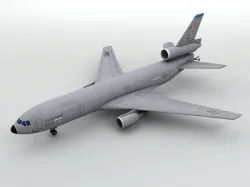 Douglas KC-10 Military Aircraft Low-poly 3D model