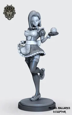 Dragon ball custom maid  n 18 by creative geek MB 3D print model