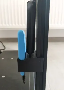 Ender 5 - bed scraper and flush cutter holder