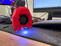 EVA 3 Printhead Tank Shroud With RGB LED Print Light