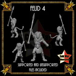 Felid 4 Lionman arm raised