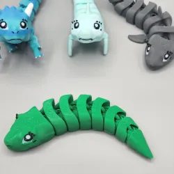 FLEXI FIDGET DESKTOP GUARDIAN - CUTE SNAKE