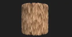 Fur PBR material Texture