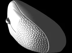 Gaming mouse with lattice