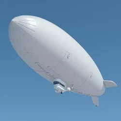 Generic Blimp Airship 3D model