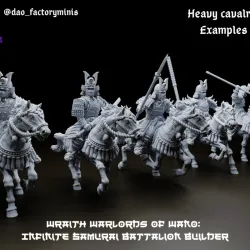 Heavy Mounted Samurai Cavalries
