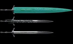 Holy Moonlight Sword - Normal and Transformed - Bloodborne 3D print model