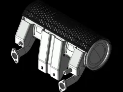 Honda GX High-Mount Muffler