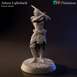 Human Paladin - Athena Lightshield - Sword 2H