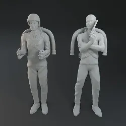James Bond jetpack 3D print model