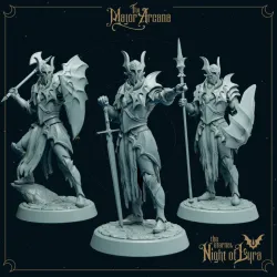 Knights of Lyra, Modular Miniature, 24 Variants