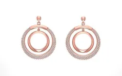 Light weight Women Drop  Earrings 3dm STL OBJ FBX Render Details 3D print model