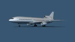 Lockheed L-1011-50 Unmarked 2 3D model