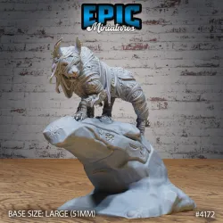 Lynx Mummy / Wild Cat Beast / Ancient Egyptian Creature / Undead Pedator / Pyramid Guard / Desert Ruler / Sand Encounter