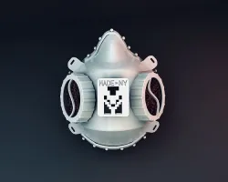 mask 1 gas 3D print model
