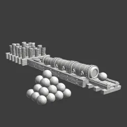 Medieval Large Bombard