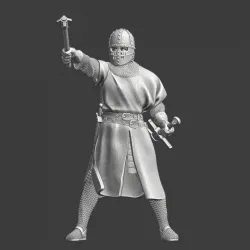 Medieval Scandinavian Knight - With mace